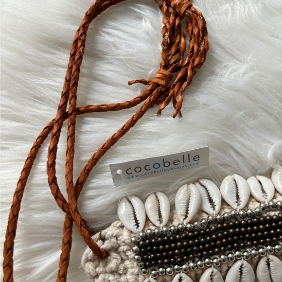 NWT Cocobelle Kaimana Shell Belt - Picture 3 of 6